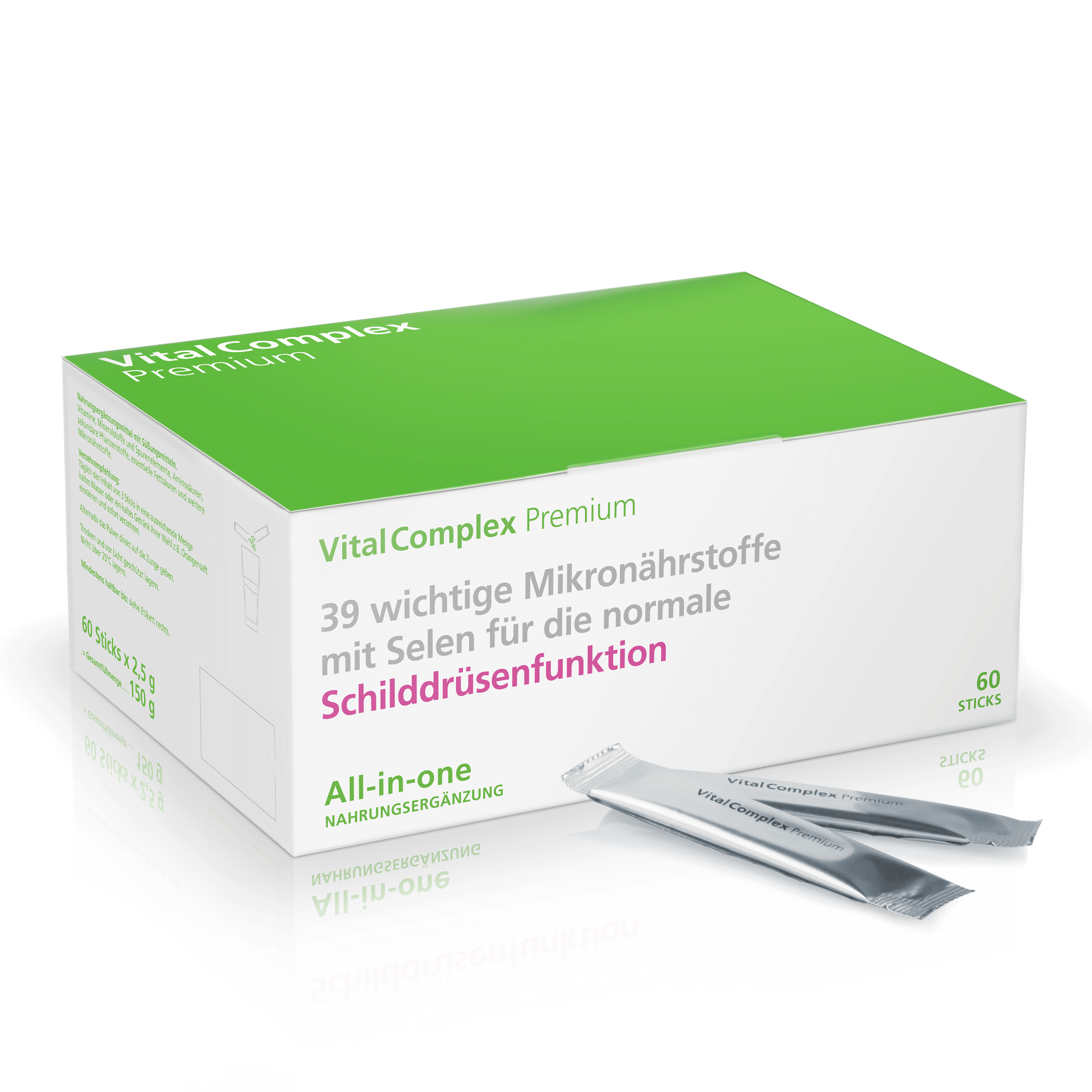 VitalComplex Premium mit Selen für meine Schilddrüse VitalComplex Premium mit Selen für meine Schilddrüse